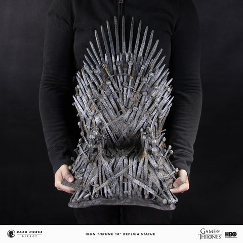 Game of Thrones 18" Iron Throne Replica Statue Dark Horse Direct Main Image