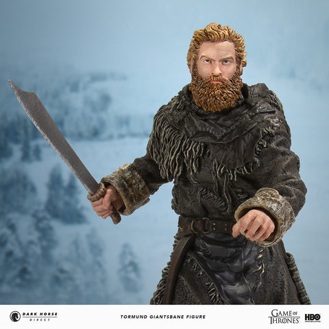 Game of Thrones Tormund Giantsbane Figure Dark Horse Direct Snow Background