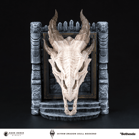 The Elder Scrolls V: Skyrim - Dragon Skull Bookend