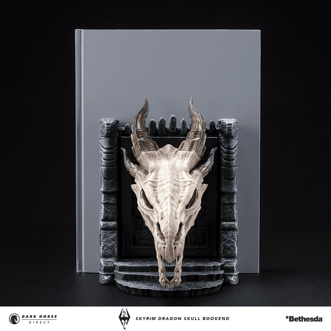 The Elder Scrolls V: Skyrim - Dragon Skull Bookend