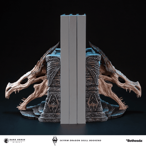 The Elder Scrolls V: Skyrim - Dragon Skull Bookend
