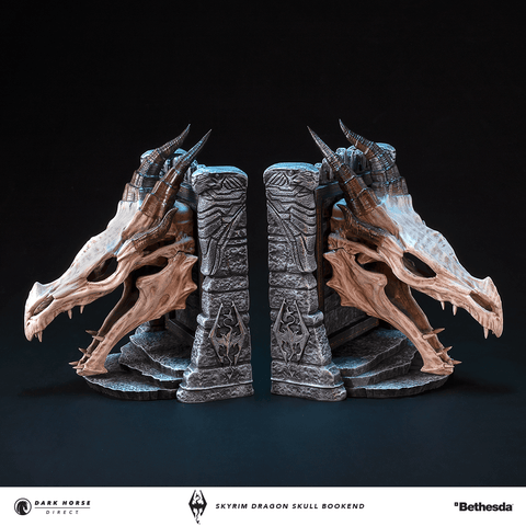 The Elder Scrolls V: Skyrim - Dragon Skull Bookend