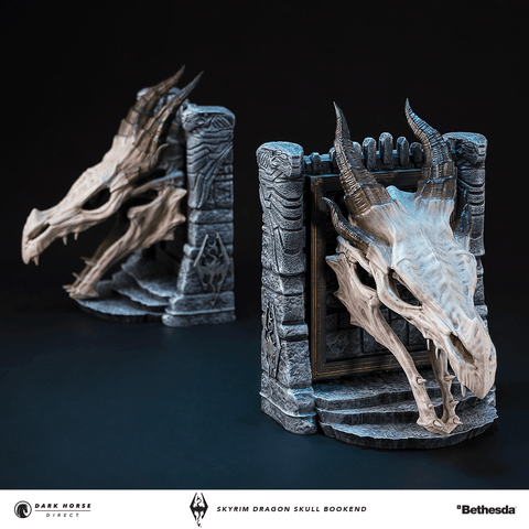 The Elder Scrolls V: Skyrim - Dragon Skull Bookend