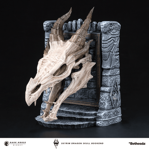 The Elder Scrolls V: Skyrim - Dragon Skull Bookend