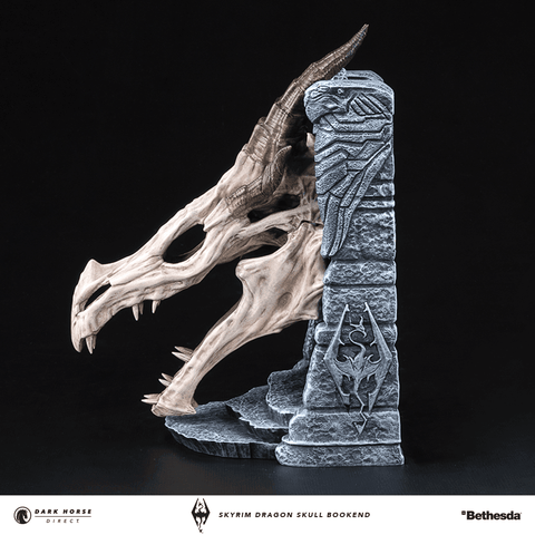 The Elder Scrolls V: Skyrim - Dragon Skull Bookend