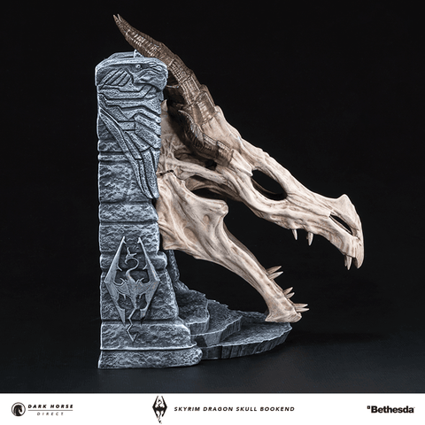 The Elder Scrolls V: Skyrim - Dragon Skull Bookend