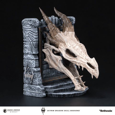 The Elder Scrolls V: Skyrim - Dragon Skull Bookend