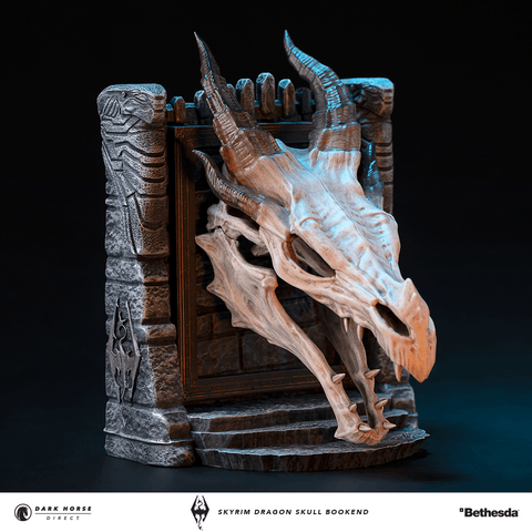 The Elder Scrolls V: Skyrim - Dragon Skull Bookend