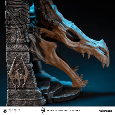 The Elder Scrolls V: Skyrim - Dragon Skull Bookend