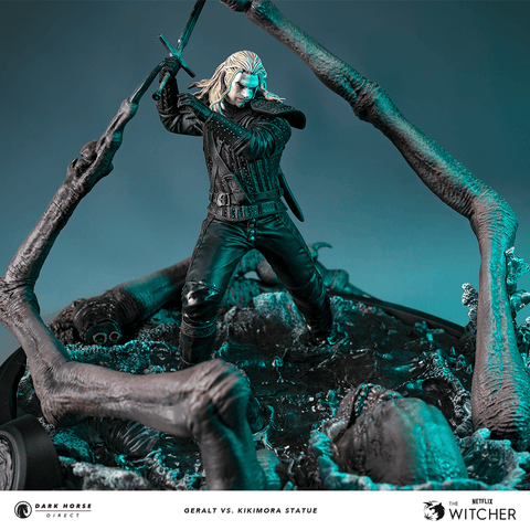 The Witcher: Geralt vs. Kikimora Statue