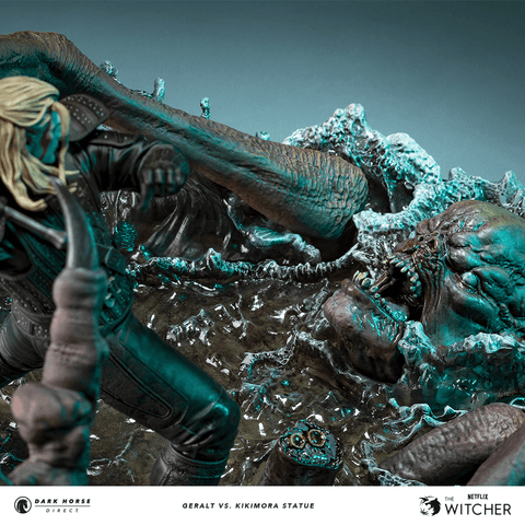 The Witcher: Geralt vs. Kikimora Statue