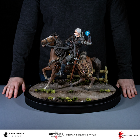 The Witcher 3 - Wild Hunt: Geralt & Roach Statue