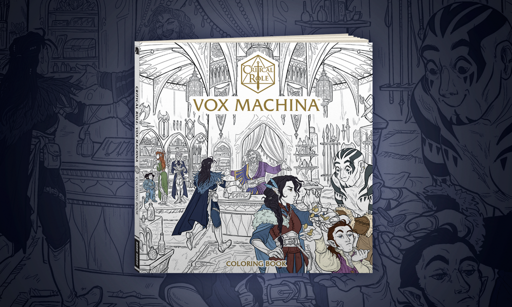 New Product Announcement Critical Role Vox Machina Coloring Book
