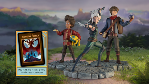 New Product Announcement - The Dragon Prince: Rayla, Ezran, and Callum Statuettes