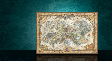 New Product Announcement - The Dragon Prince: Map of Xadia Print