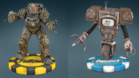New Product Announcement: Fallout(Amazon): NCR Power Armor and Victor Securitron PVC Figures