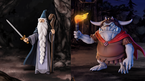 New Product Announcement: The Hobbit™ Gandalf™ and Goblin Vinyl Figures