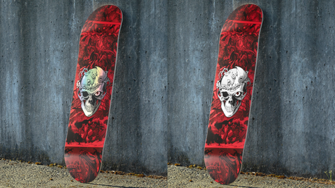 New Product Announcement: Berserk Skate Deck: Skull Knight Designs
