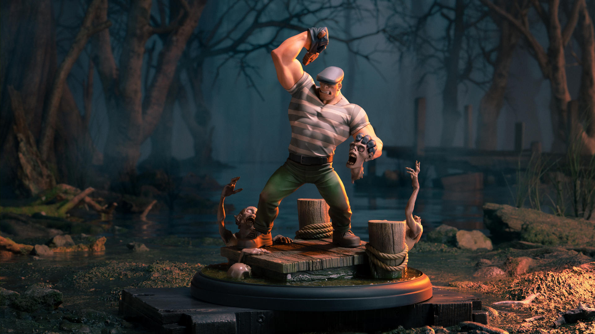 New Product Announcement: The Goon 25th Anniversary Statue – Dark