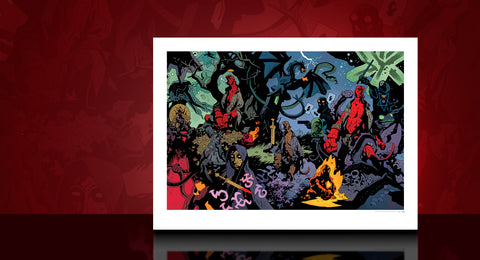 New Product Announcement - Hellboy: His Life and Times Fine Art Print