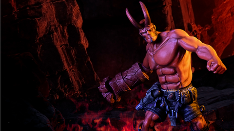 New Product Announcement: Hellboy Statue–Mantic Series
