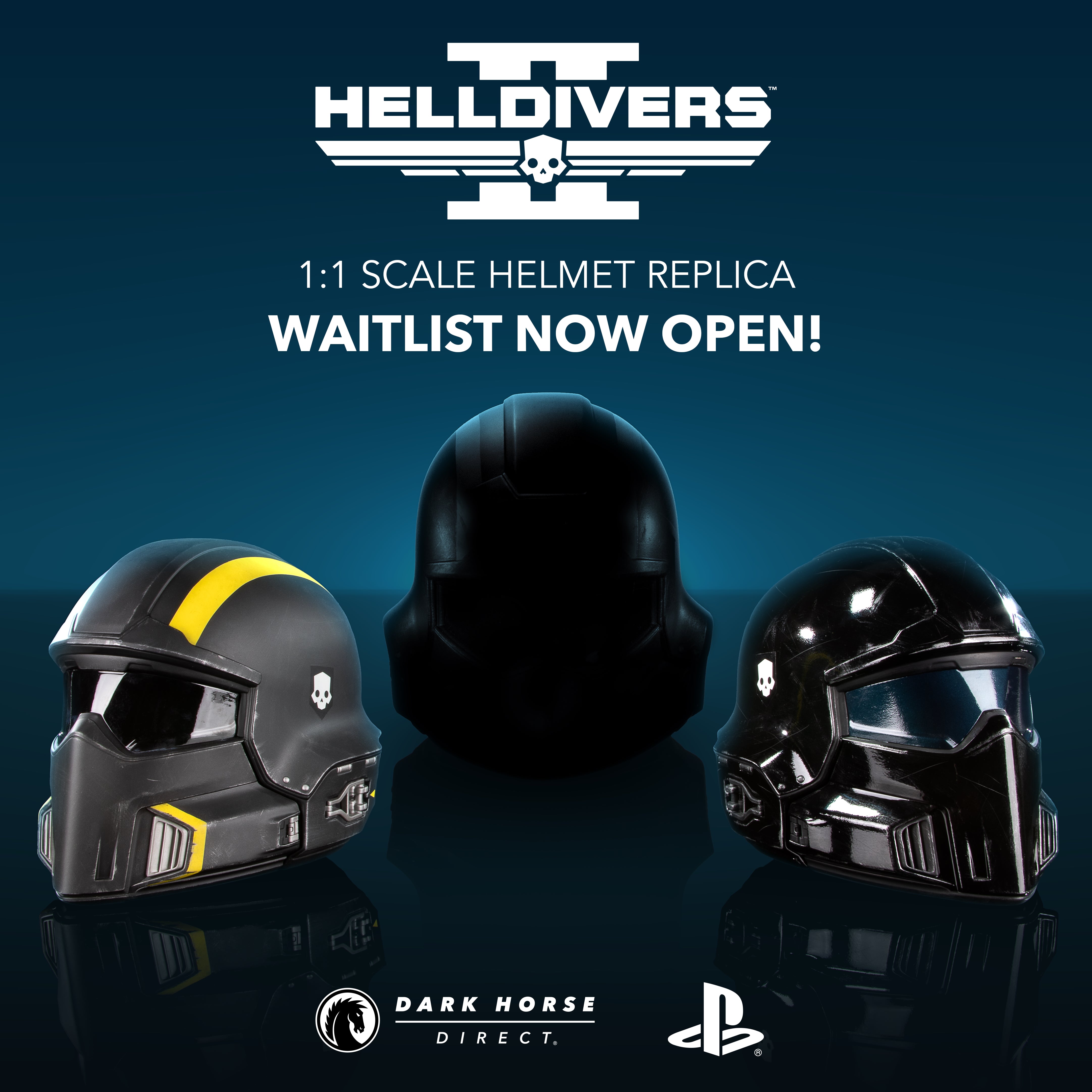 Waitlist Open for Helldivers 2 1:1 Helmet Replicas – Dark Horse Direct