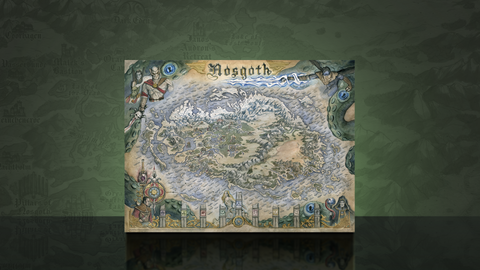 New Product Announcement: Legacy of Kain: Map of Nosgoth Fine Art Print