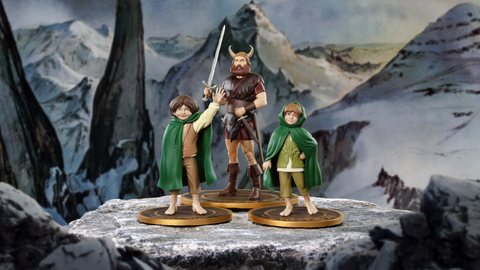 New Product Announcement: The Lord of the Rings™ Animated Film PVC Figure Set: Merry, Boromir, and Pippin
