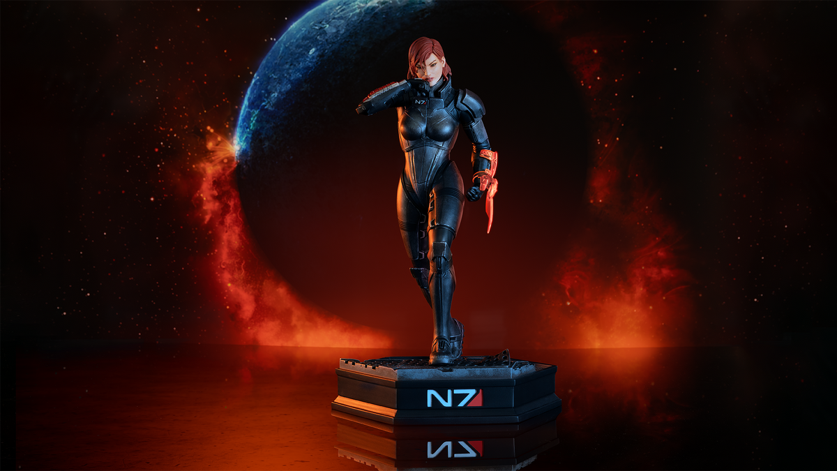 New Product Announcement - Mass Effect: Commander Shepard 1/6 Scale St ...