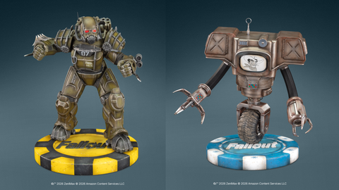 New Product Announcement: Fallout(Amazon): NCR Power Armor and Victor Securitron PVC Figures