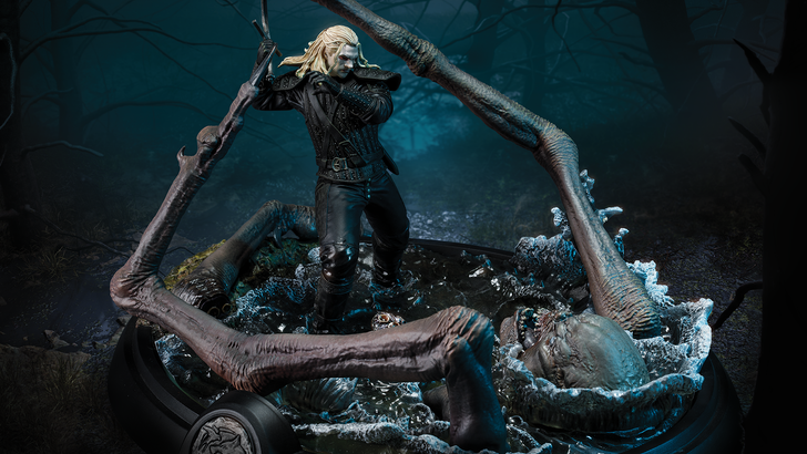 New Product Announcement - The Witcher: Geralt vs. Kikimora Statue