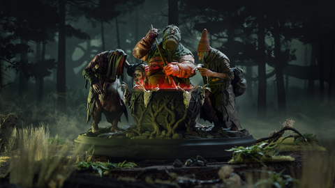 New Product Announcement - The Witcher 3: Wild Hunt — Crones Bubbling Cauldron Statue