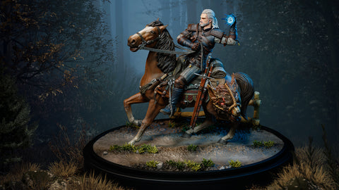 New Product Announcement - The Witcher 3 - Wild Hunt: Geralt & Roach Statue