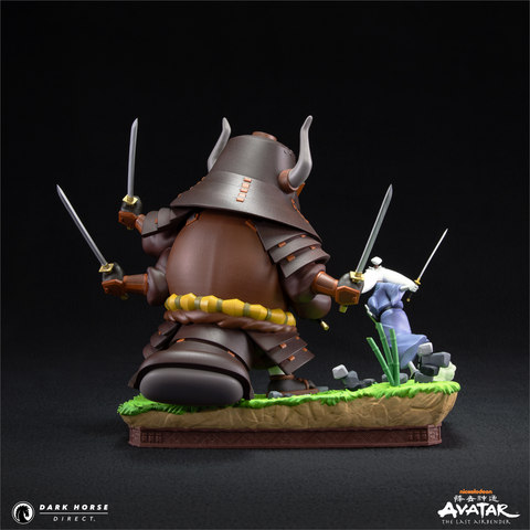 Avatar: The Last Airbender - Samurai Appa vs Ronin Momo Statue