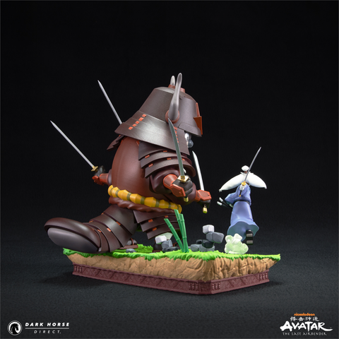 Avatar: The Last Airbender - Samurai Appa vs Ronin Momo Statue