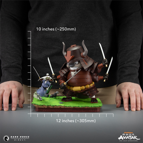 Avatar: The Last Airbender - Samurai Appa vs Ronin Momo Statue