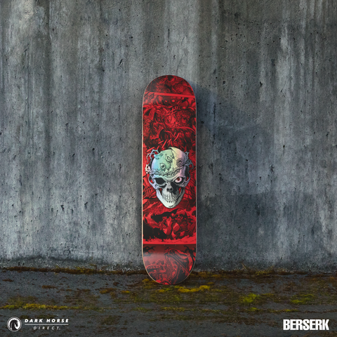 Berserk Skate Deck: Skull Knight Design