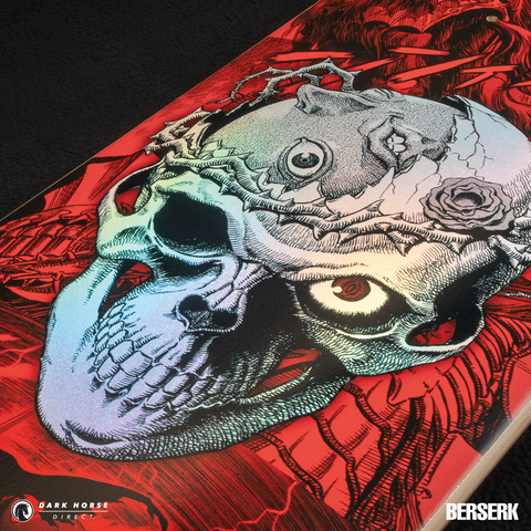 Berserk Skate Deck: Skull Knight Design