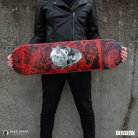 Berserk Skate Deck: Skull Knight Design