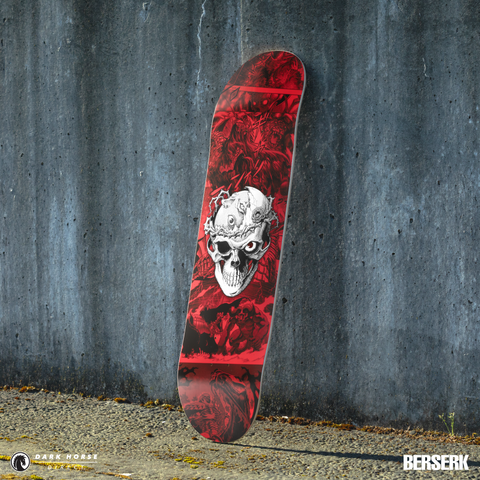 Berserk Skate Deck: Skull Knight Design