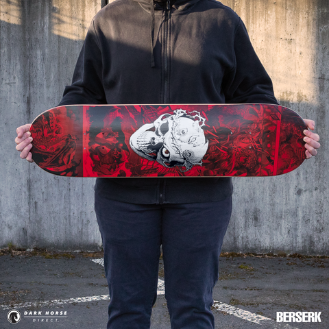 Berserk Skate Deck: Skull Knight Design