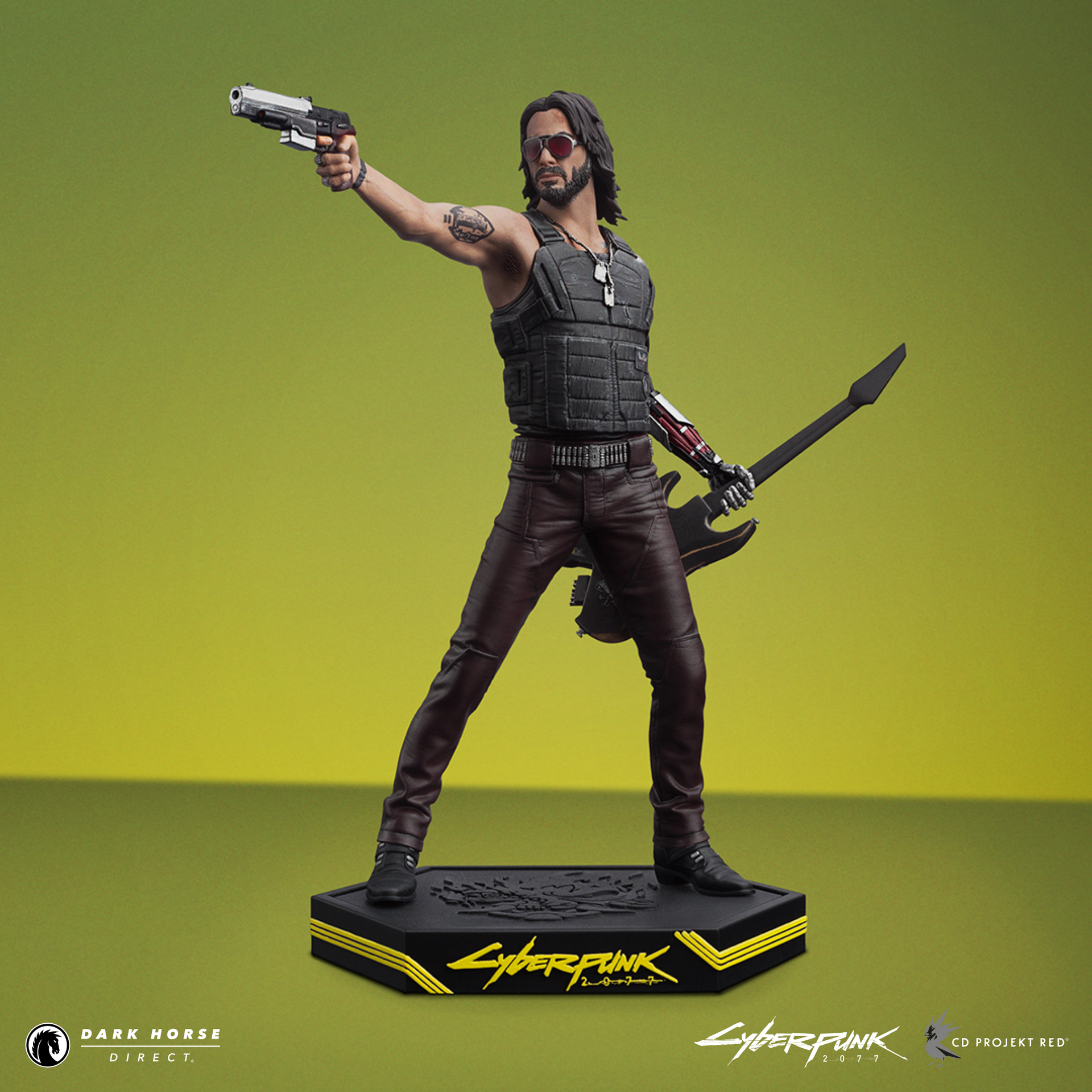 【お年玉セール特価】 Silverhand Johnny 2077: Cyberpunk Figure Direct Horse Dark – その他
