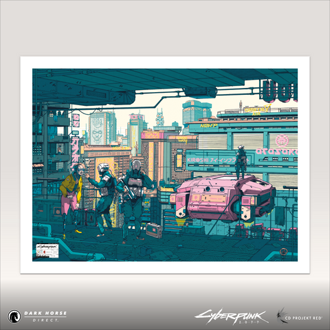 Cyberpunk 2077: Night City Fine Art Print