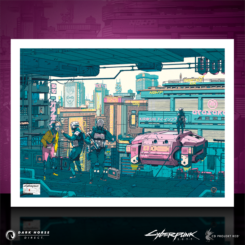Cyberpunk 2077: Night City Fine Art Print – Dark Horse Direct