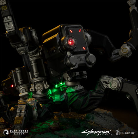 Cyberpunk 2077: Militech Spiderbot “Flathead” Statue