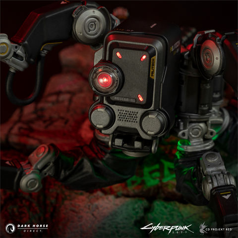 Cyberpunk 2077: Militech Spiderbot “Flathead” Statue