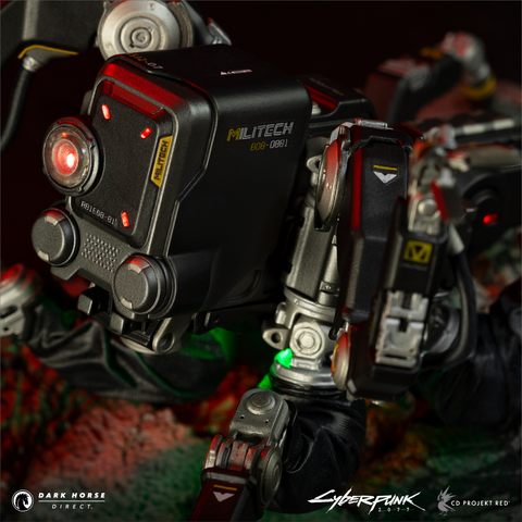 Cyberpunk 2077: Militech Spiderbot “Flathead” Statue