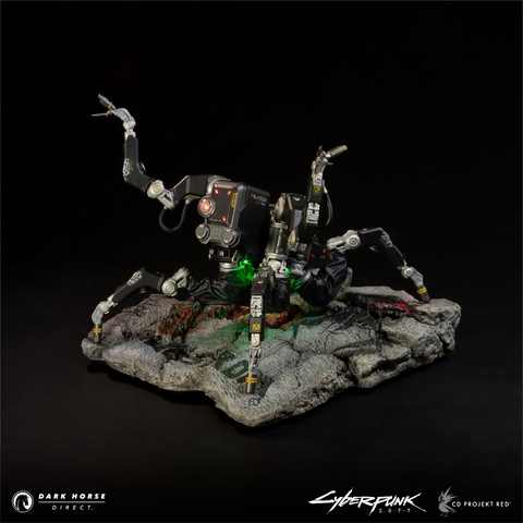 Cyberpunk 2077: Militech Spiderbot “Flathead” Statue