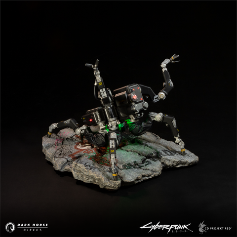 Cyberpunk 2077: Militech Spiderbot “Flathead” Statue