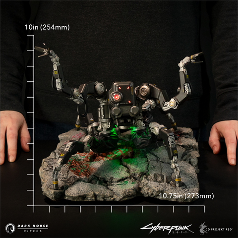 Cyberpunk 2077: Militech Spiderbot “Flathead” Statue